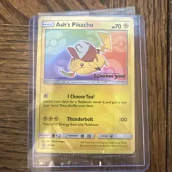 SEALED Ash’s Pikachu 2017 Promo Movie Card Pokemon "I Choose You" SM108 - Image 3