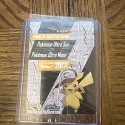 SEALED Ash’s Pikachu 2017 Promo Movie Card Pokemon "I Choose You" SM108 - Image 4