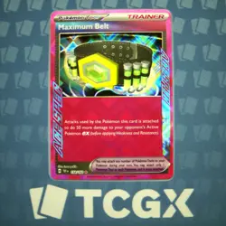 Pokemon - Maximum Belt - 154/162 - SV05: Temporal Forces - Holo - ACE SPEC Ra NM - Image 1