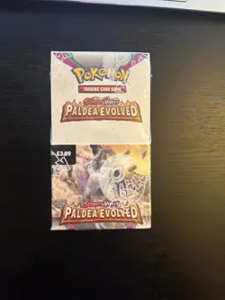 Pokemon Paldea Evolved Half Booster Box (18 Booster Packs) - SEALED NEW - Image 1
