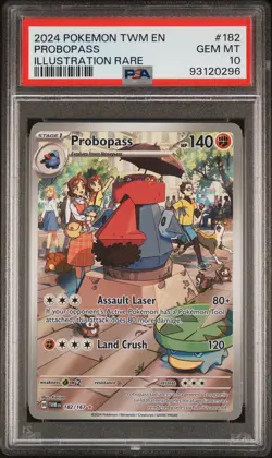 2024 Pokemon Twm En-Twilight Masquerade Probopass Illustration Rare PSA 10 - Image 1