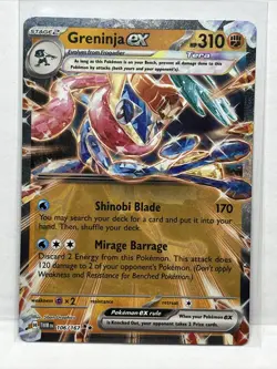 Holo Greninja ex 106/167 Double Rare Twilight Masquerade Pokemon TCG Near Mint+ - Image 1