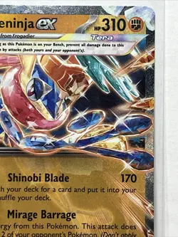 Holo Greninja ex 106/167 Double Rare Twilight Masquerade Pokemon TCG Near Mint+ - Image 3