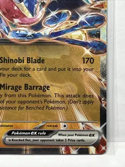 Holo Greninja ex 106/167 Double Rare Twilight Masquerade Pokemon TCG Near Mint+ - Image 4