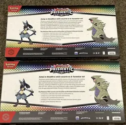 Pokemon Lucario Tyranitar Premium Collection Prismatic Sam’s Club 2x Lot Bundle - Image 2