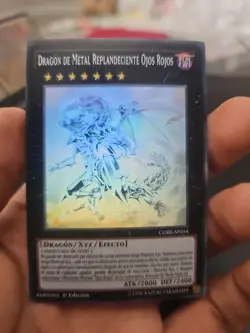 Yu-Gi-Oh Red-Eyes Flare Metal Dragon CORE-EN054 Ghost Rare 1st Edition Spanish - Image 1