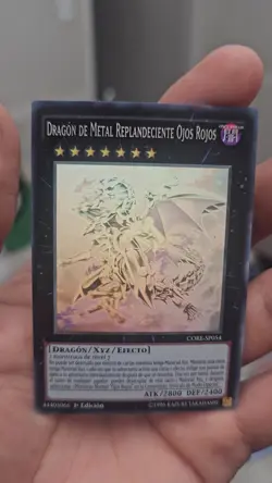 Yu-Gi-Oh Red-Eyes Flare Metal Dragon CORE-EN054 Ghost Rare 1st Edition Spanish - Image 2