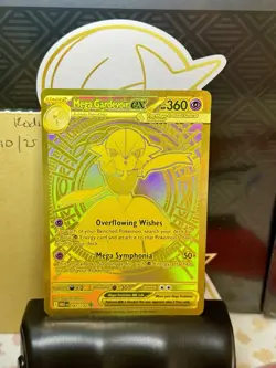 Pokemon Mega Gardevoir ex 187/132 Mega Evolution Gold Card - Pack Fresh - Image 2