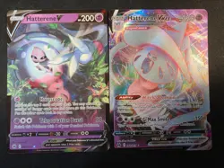 Hatterene V VMAX NM Crown Zenith 065 066/159 Pokemon TCG Holo - 2 Card Set - Image 1