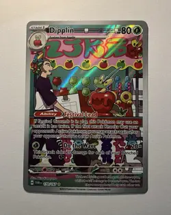 Dipplin 170/167 Twilight Masquerade Illustration Rare Holo Pokemon TCG Card NM/M - Image 1