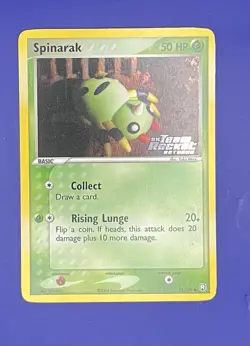 Pokemon Card Spinarak 78/109 Stamped Holo Common Team Rocket Returns - Image 2