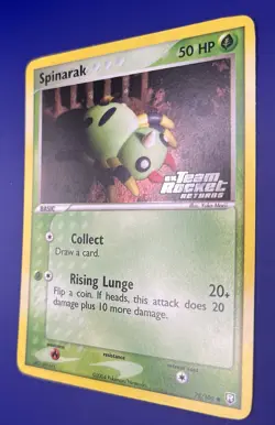 Pokemon Card Spinarak 78/109 Stamped Holo Common Team Rocket Returns - Image 4