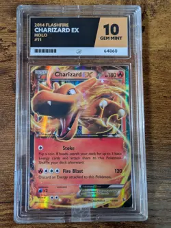 Pokemon Charizard EX XY Flashfire Rare Holo Card 11/106 - Image 1