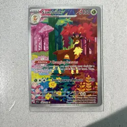 Pokemon Card - Sawsbuck Temporal Forces 166/162 Illustration Rare - Image 1