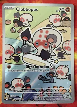 Pokemon TCG Clobbopus 207/191 Surging Sparks Illustration Rare Holo Card - Image 1