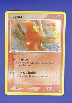 Pokemon Card Slugma 77/109 Stamped Holo Common Team Rocket Returns - Image 2
