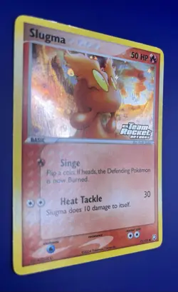 Pokemon Card Slugma 77/109 Stamped Holo Common Team Rocket Returns - Image 4