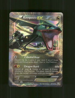 Custom Holo Rayquaza Card Rayquaza EX Card READ DESCRIPTION BELOW z1 - Image 1