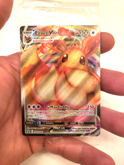 Eevee VMAX SWSH087 SWSH: Sword & Shield Promo Cards Holo near mint - Image 2