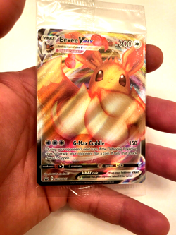 Eevee VMAX SWSH087 SWSH: Sword & Shield Promo Cards Holo near mint - Image 3