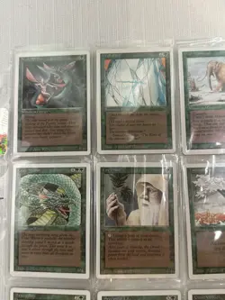 MTG Revised Edition 1994 - Lot of 9 Green Cards - Vintage Magic the Gathering - Image 5