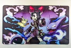 Ghost Pokemon CCG Playmat - Gengar TCG Playmat -Pokemon Ghost Card Game Mat NEW - Image 1