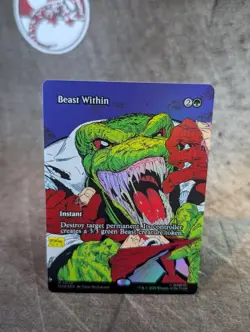 MTG, Beast Within (#0033), Marvel's Spider-Man, Foil, NM Full Art - Mythic - Image 1