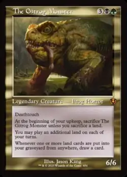 The Gitrog Monster - Foil - Retro Frame, Innistrad Remastered, Near Mint x 1 MTG - Image 1