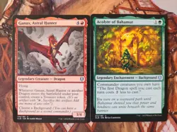 MTG EDH Custom Commander Deck Ganax, Astral Hunter Acolyte Of Bahamut RG Dragons - Image 1
