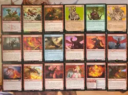 MTG EDH Custom Commander Deck Ganax, Astral Hunter Acolyte Of Bahamut RG Dragons - Image 2