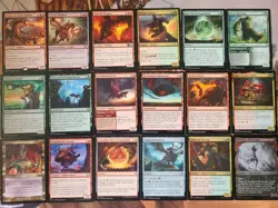 MTG EDH Custom Commander Deck Ganax, Astral Hunter Acolyte Of Bahamut RG Dragons - Image 3