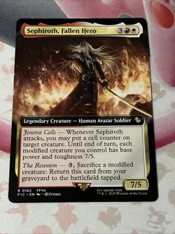 Sephiroth, Fallen Hero (Extended Art) Commander: Final Fantasy Regular - Image 1