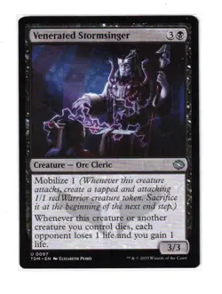MTG - NM - Venerated Stormsinger - Tarkir: Dragonstorm 98 - Image 1