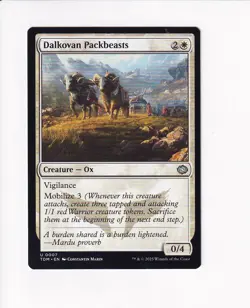 MAGIC THE GATHERING MTG TARKIR DRAGONSTORM DALKOVAN PACKBEASTS - Image 1