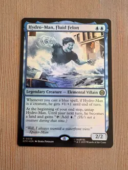 Hydro-Man, Fluid Felon - 33 - MTG: Marvel’s Spider-Man: Eternal - Rare - FOIL - Image 1