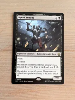 Agent Venom - 49 - MTG: Marvel’s Spider-Man: Eternal-Legal - Rare - Regular - Image 1