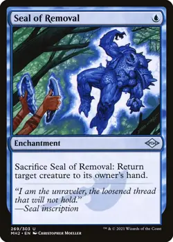 1x Seal of Removal (Foil Etched) - LP - See Pic for Set - SPARROW MAGIC - Image 1
