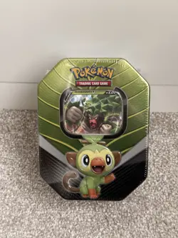 Pokemon Trading Card Game TCG - Galar Partners Collectors Tin - Rillaboom V New - Image 1