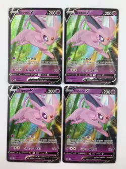 Pokemon TCG Espeon V SWSH201 Black Star Promo Rare Holo NM - Image 1