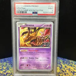 2017 Pokemon XY184 Giratina World Champ ICE PATH Black Star Promo PSA 9 POP 2! - Image 1