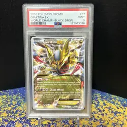 POKEMON XY: ANCIENT ORIGINS 57/98 GIRATINA EX WORLD CHAMP BLACK DRAGON PSA 9 - Image 1
