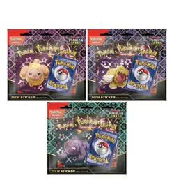 Pokemon Scarlet & Violet Paldean Fates Tech Sticker Collection Box - Image 1