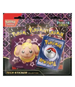 Pokemon Scarlet & Violet Paldean Fates Tech Sticker Collection Box - Image 2