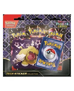 Pokemon Scarlet & Violet Paldean Fates Tech Sticker Collection Box - Image 3
