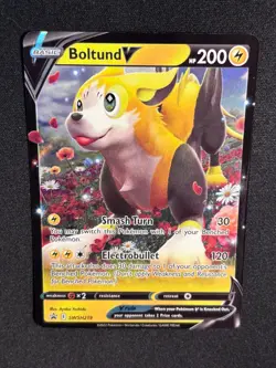 Boltund V SWSH219 Holographic Rare Black Star Promo Pokemon TCG Near Mint - Image 5