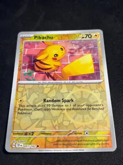 Pokemon Temporal Forces Reverse Holo 051/162 Pikachu - NM - Image 4