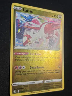 Latias 193/264 Reverse Holo Fusion Strike Rare Pokemon TCG NM - Image 2