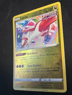 Latias 193/264 Reverse Holo Fusion Strike Rare Pokemon TCG NM - Image 3