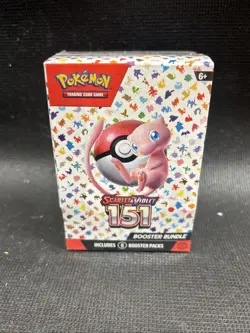 Pokemon TCG Scarlet & Violet 151 Booster Bundle Sealed New (6 packs) - Image 1