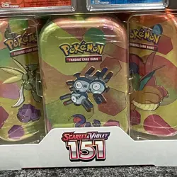 POKEMON TCG: Scarlet & Violet 151 Mini Tins 5 Pack, Sealed Box is Worn - Image 2